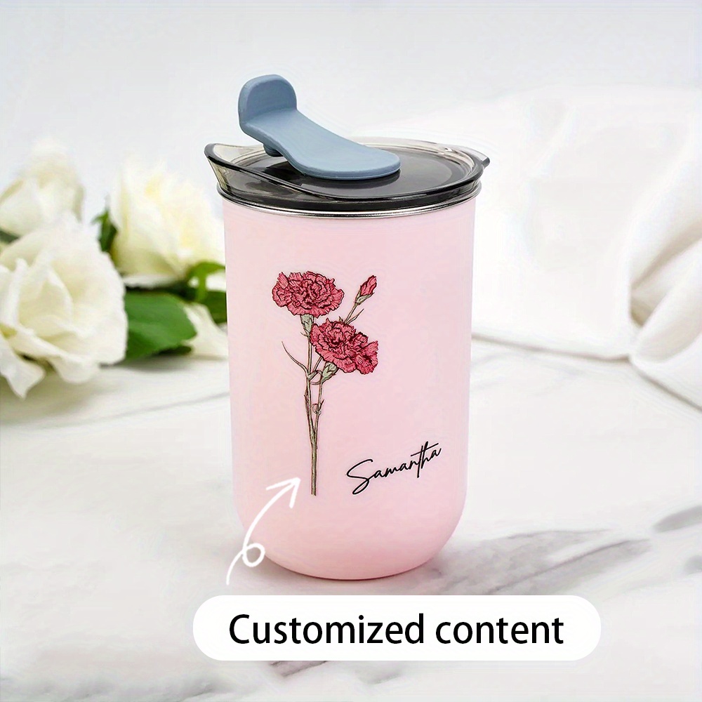 Coffee Equipment Names - 맞춤형 탄생화 커피 텀블러, 맞춤 이름