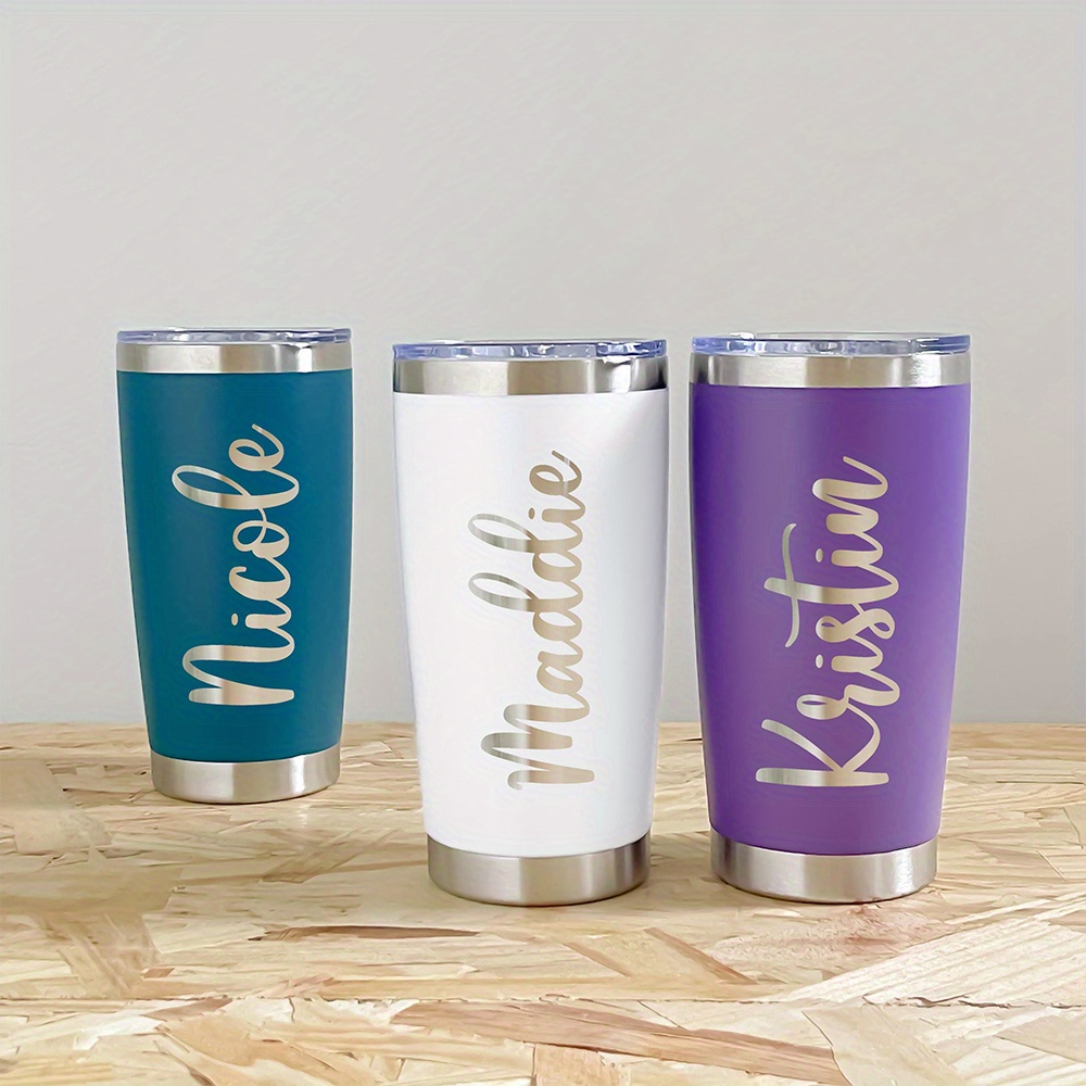 Coffee Equipment Names - 맞춤 이름 각인 20온스 스테인리스 스틸