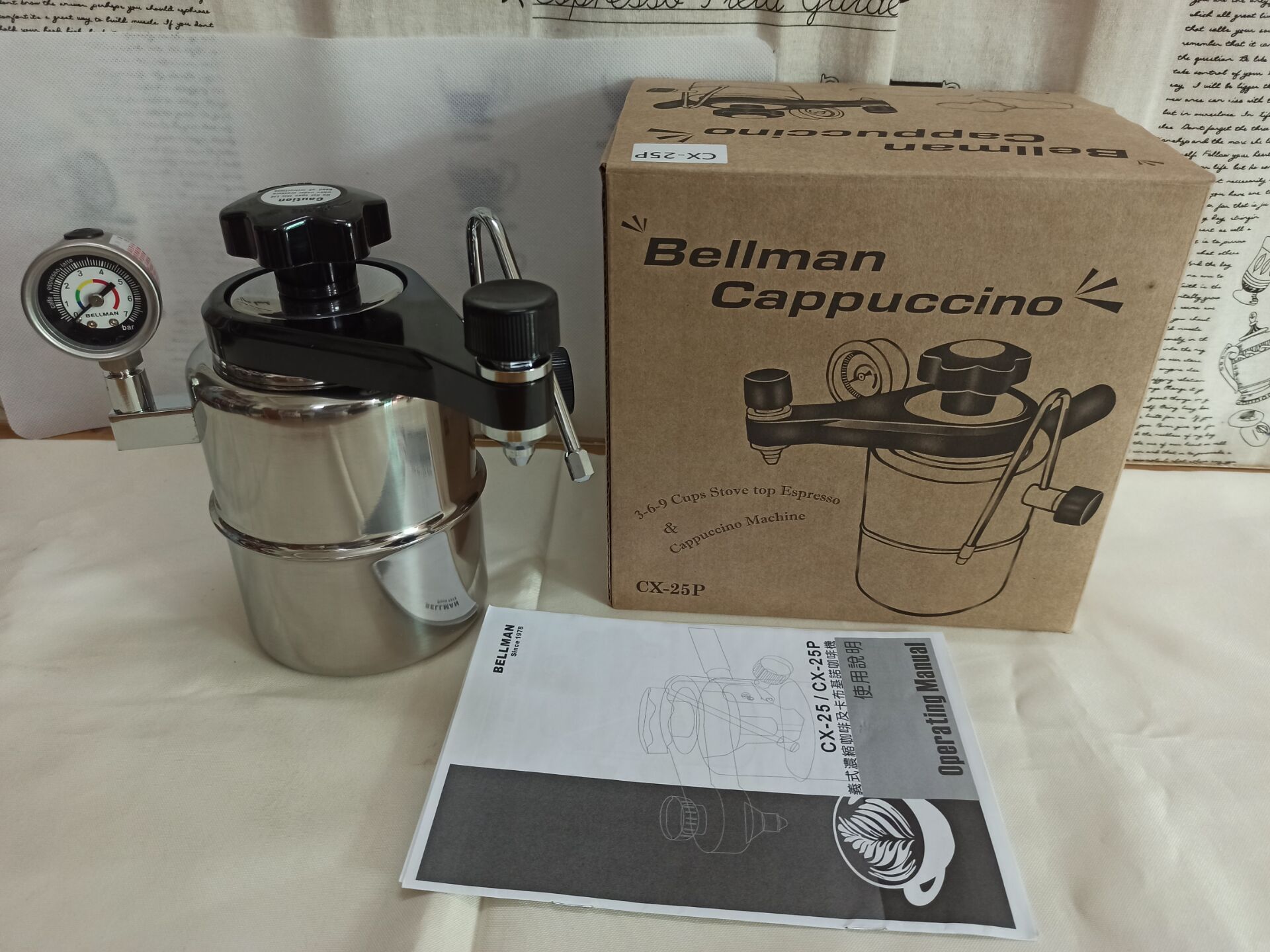 Bellman Cappuccino CX-25P 스토브  - Pressure Gauge Espresso 리뷰 및 가격