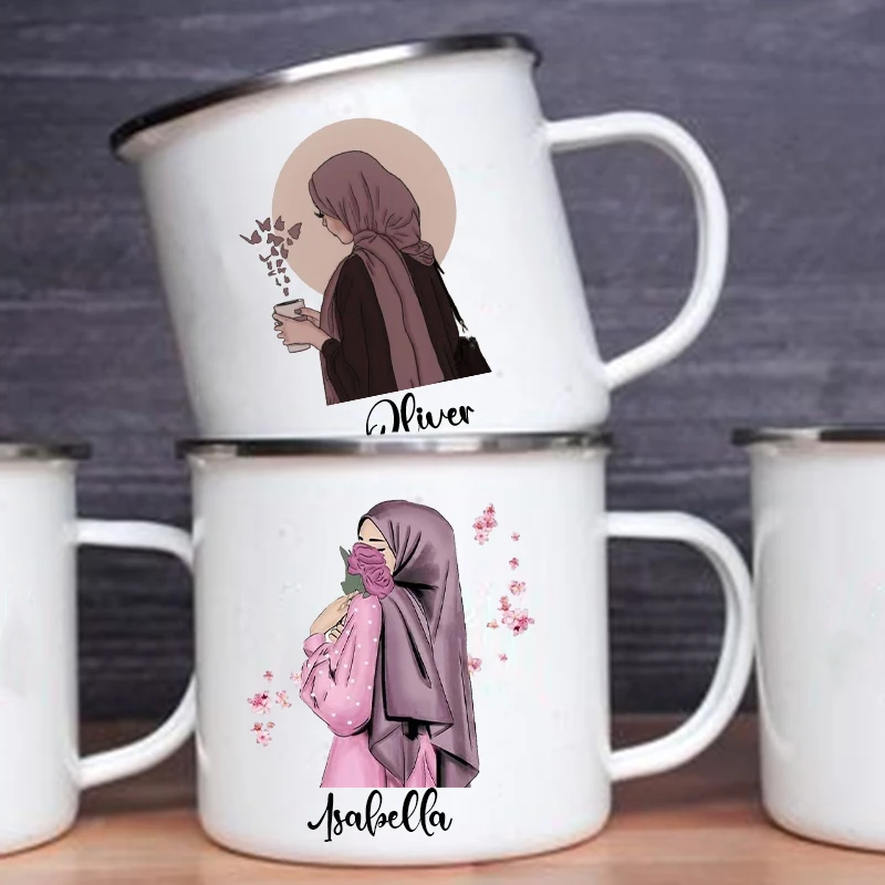 개인화 된 Hijabi 소녀 인쇄 머그잔 커피 컵 음료 - Coffee Equipment Names 리뷰 및 가격